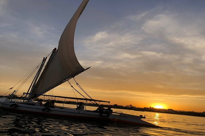 Private Tour The Serenity of a Luxor Nile Felucca Ride at Sunset - Photo 1 of 8