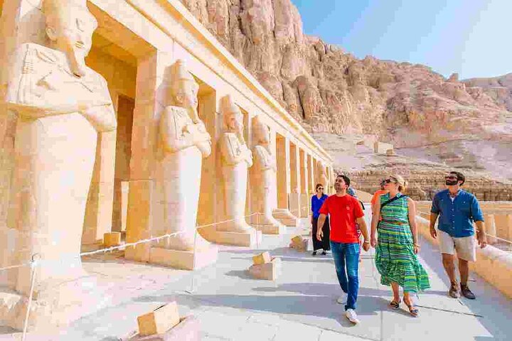 Private Tour West Bank Hatshepsut temple ,Valley king ,Memnon Statue with Lunch - Photo 1 of 14