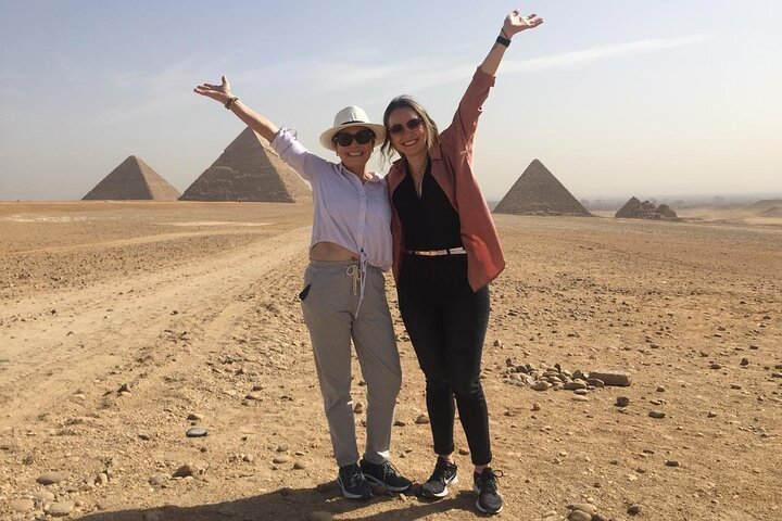 Pyramids Giza and Egyptian Museum in Private Guided Tour and Vehicle - Photo 1 of 23