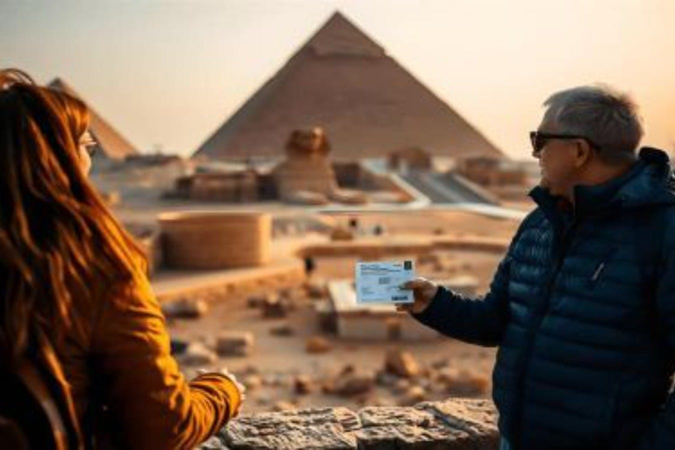 Pyramids of Giza Plateau: Entry Ticket + Transfer - Photo 1 of 3