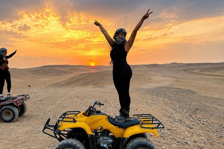 Giza Pyramids Quad Bike Adventure with Camel Ride & Private Guide - Photo 1 of 25