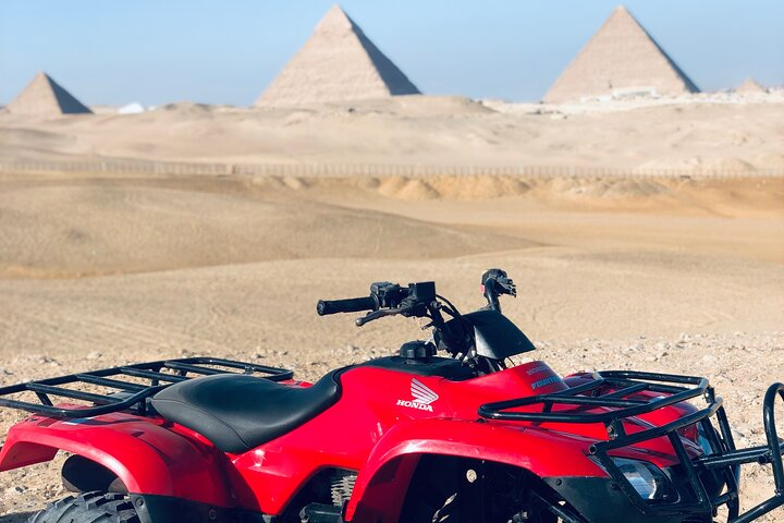 Quad Bike ATV Tours in Desert of Giza Pyramids with Egyptian Tea - Photo 1 of 25