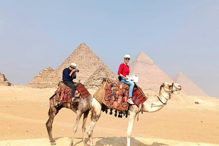 Ride a Camel at the Great Pyramids of Giza Area - Photo 1 of 6