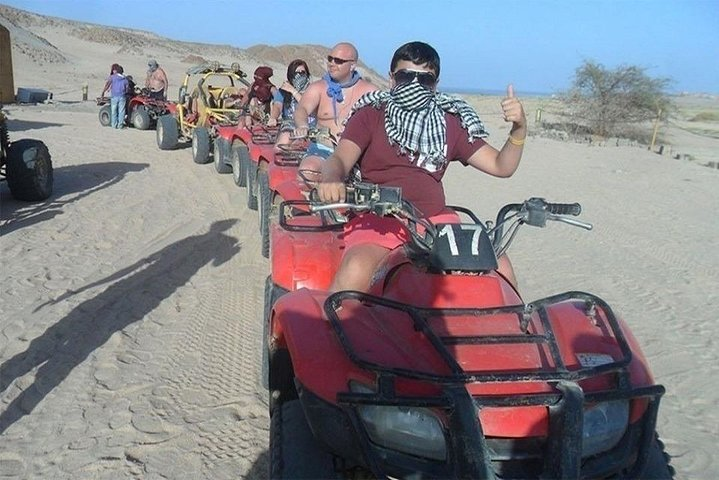 Hurghada Desert Safari Trip: Quad, Jeep & Bedouin Dinner - Photo 1 of 2