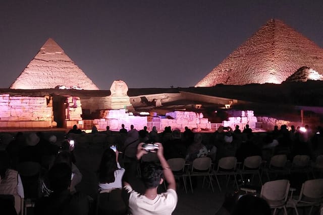 カイロ の Sound and Light Show at the Pyramids With Hotel Transfer | Pelago