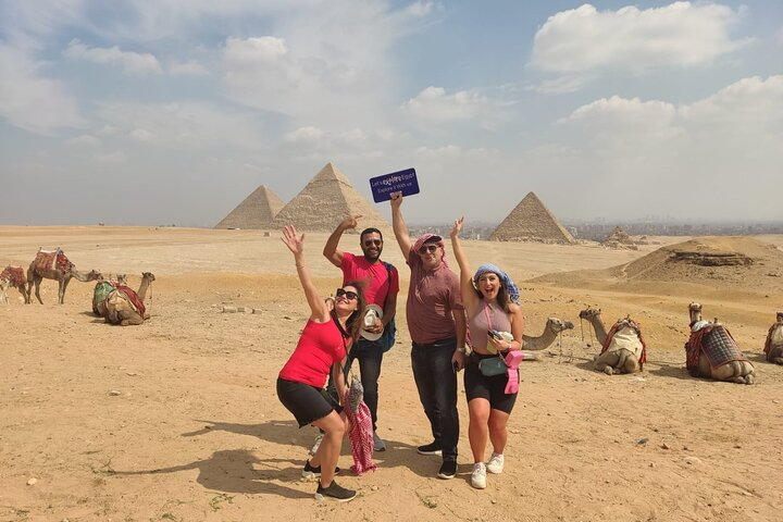 Tour to Giza Pyramids,Sphinx,Egyptian Museum,Market,Dinner Cruise All inclusive  - Photo 1 of 21