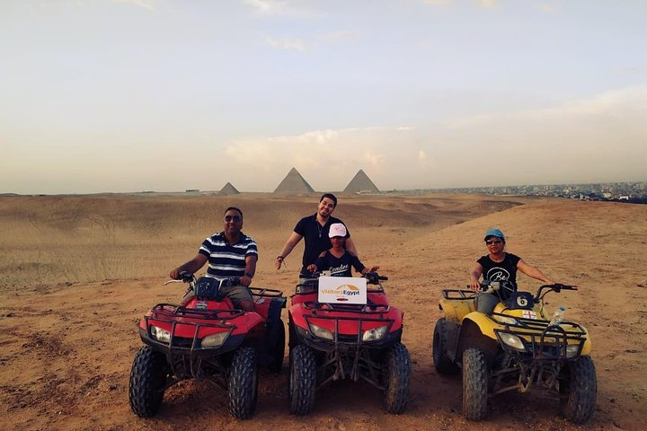 Visit Giza Pyramids & Quad Bike around Pyramids Private Day Tour  - Photo 1 of 4