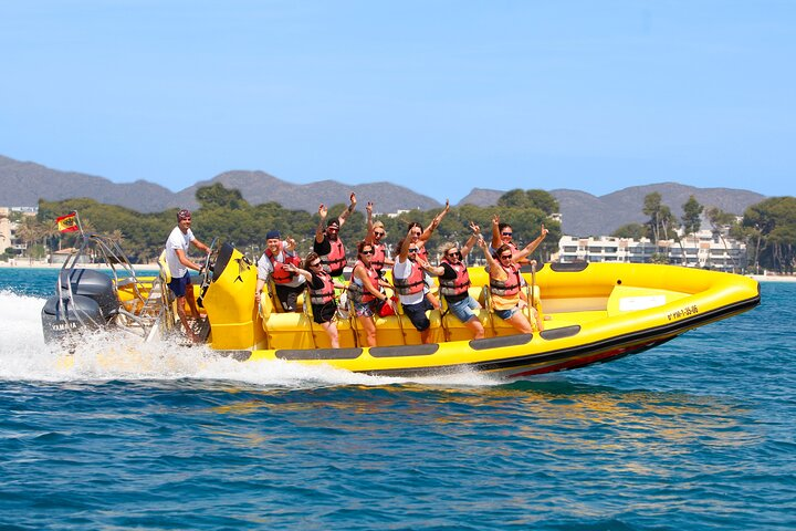 1 Hour of Adrenaline and Speedboat adventure in Alcúdia - Photo 1 of 8