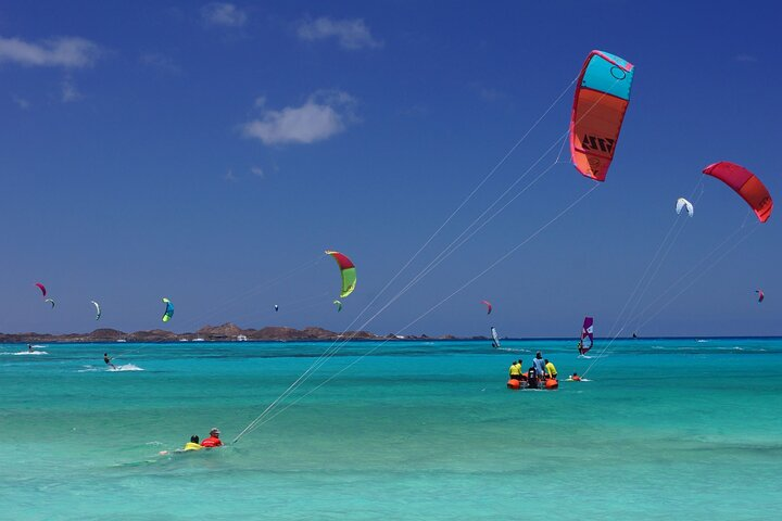 starting off the beach