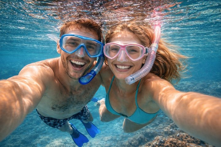 Mogan: Coastal Cruise, Food, Snorkel, Paddle Board & DRONE videos - Photo 1 of 25