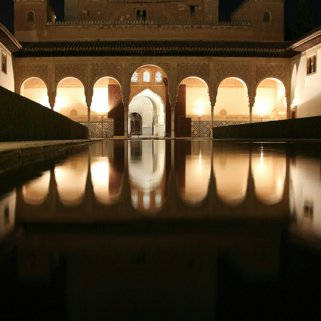 Alhambra: Night Entry to Nasrid Palaces & Carlos V Palace + Audio Guide - Photo 1 of 3
