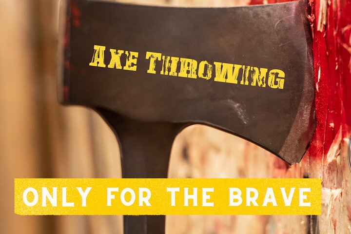 Axe throwing feel like a warrior
