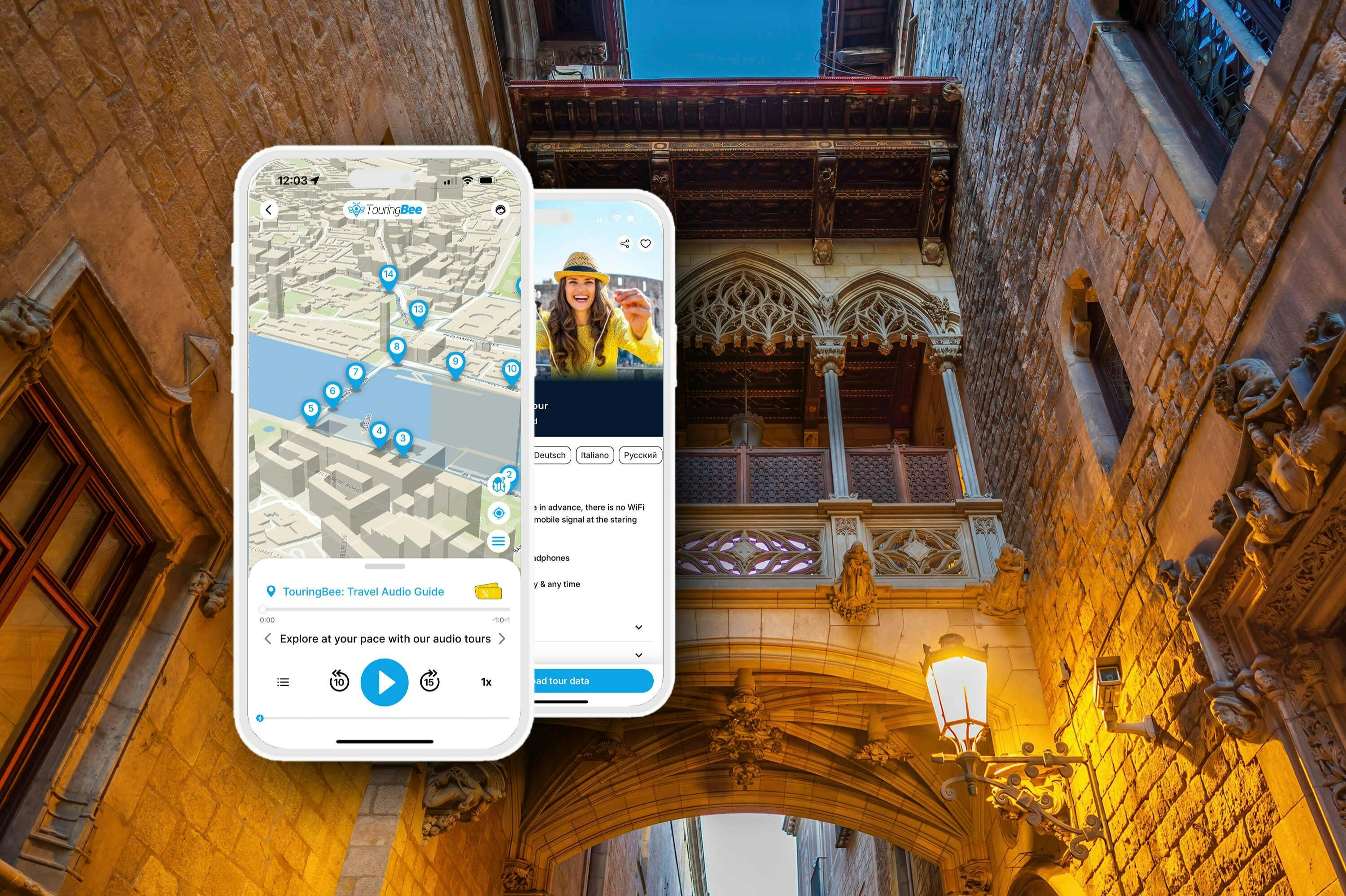 Barcelona Gothic Quarter: Audio Guide App by TouringBee - Photo 1 of 8