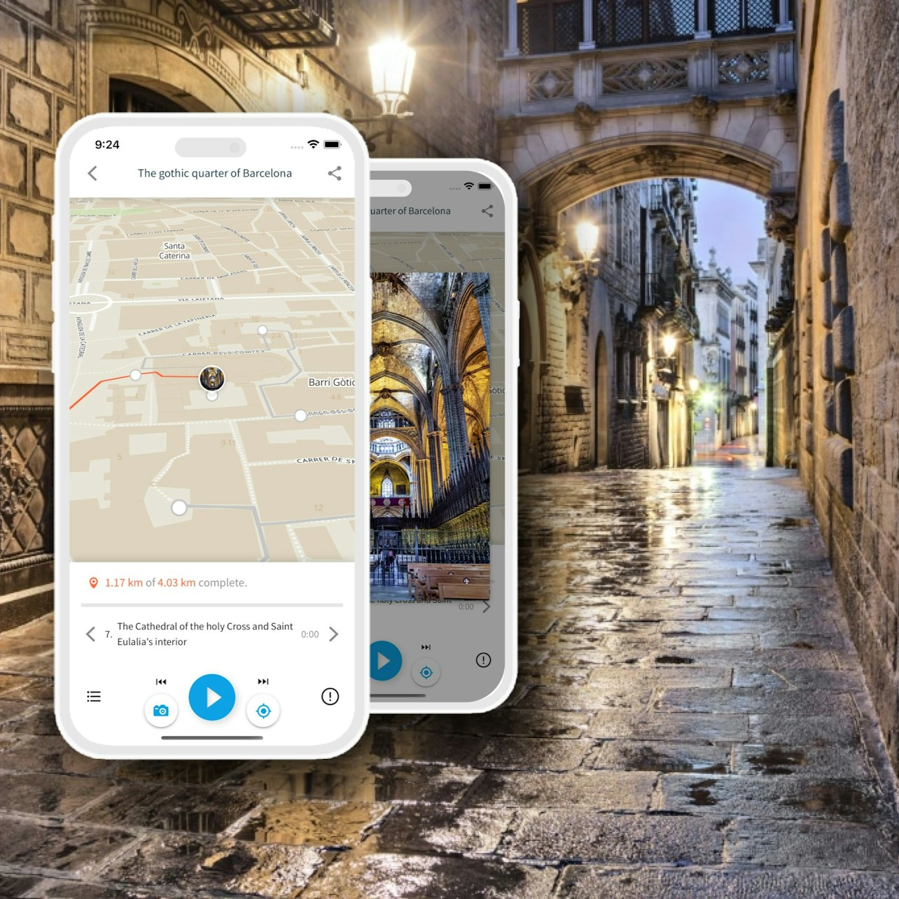 Barcelona: Gothic Quarter Tour with Digital Audio Guide - Photo 1 of 6