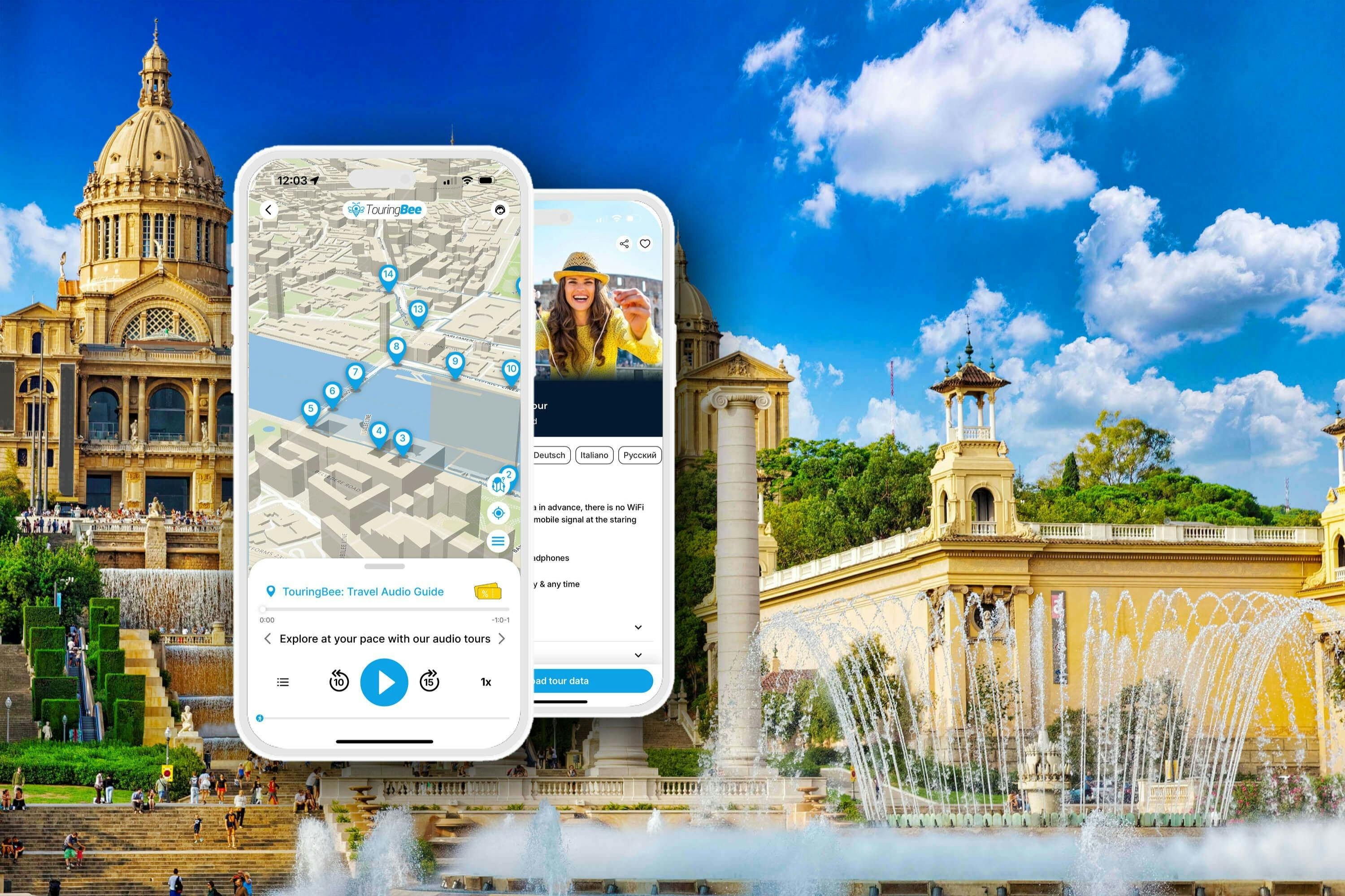Montjuic Park Barcelona: Audio Guide App by TouringBee - Photo 1 of 8