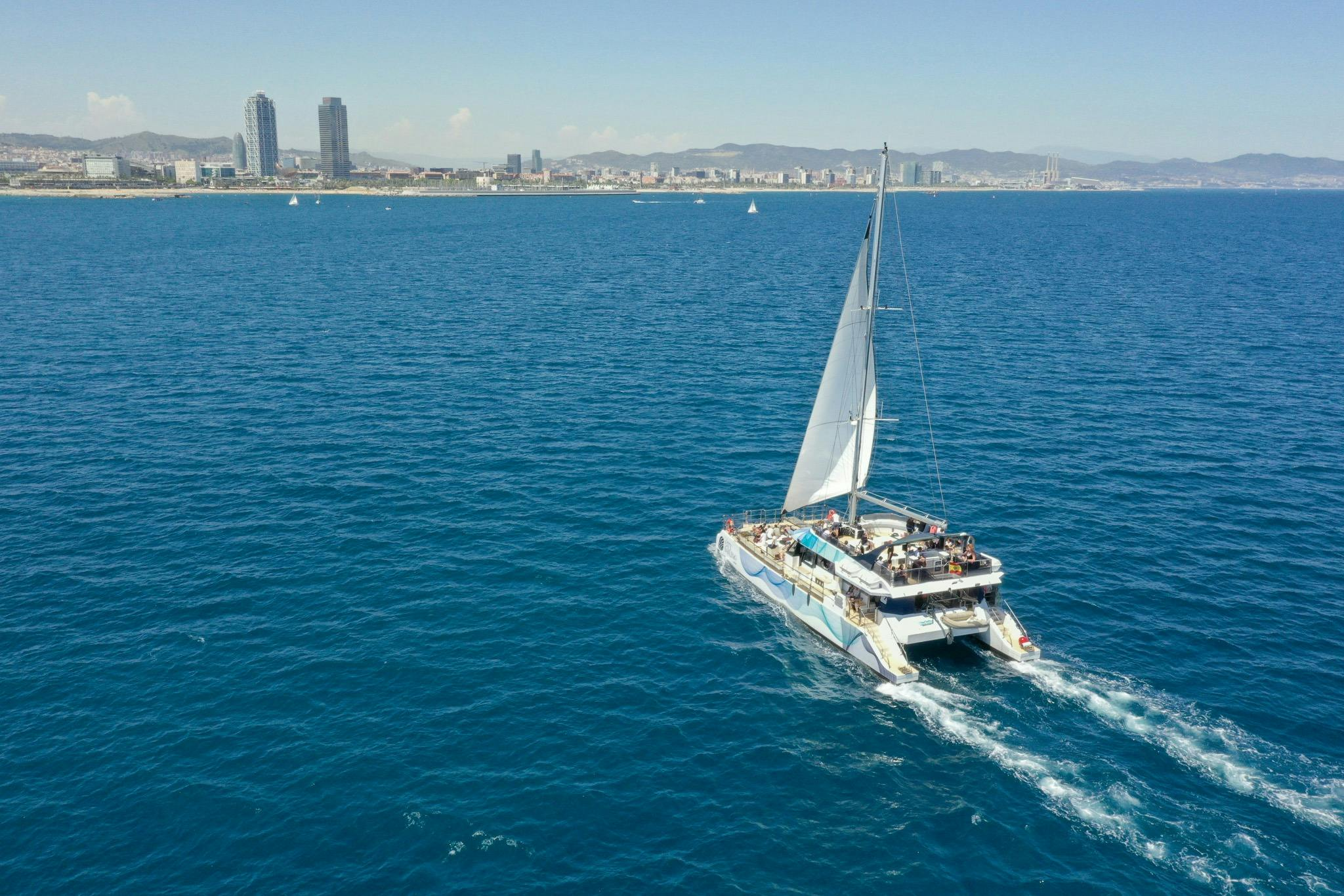 Barcelona: Eco Catamaran Coastline Tour - Photo 1 of 8