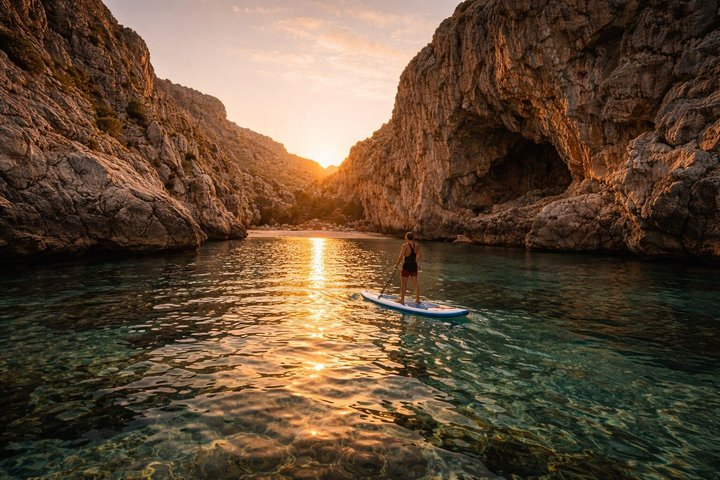 Experiencia Calas de Ibiza: Snorkel & Paddle Surf ,Traslado, Guía - Photo 1 of 25