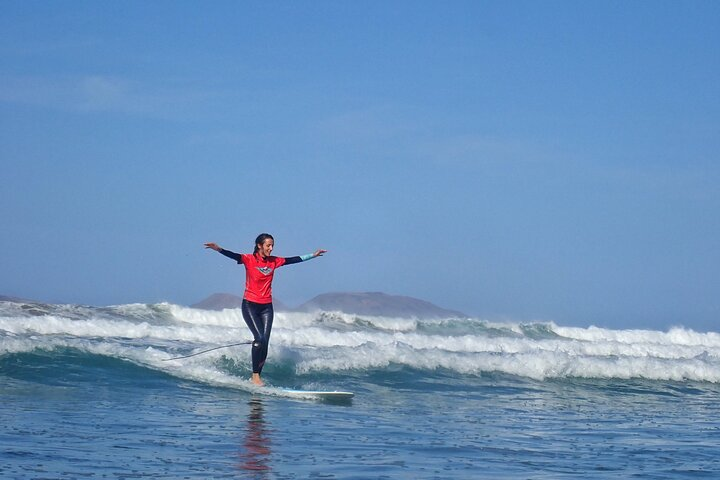 Group Longboard Surf Lesson in Lanzarote - Photo 1 of 20