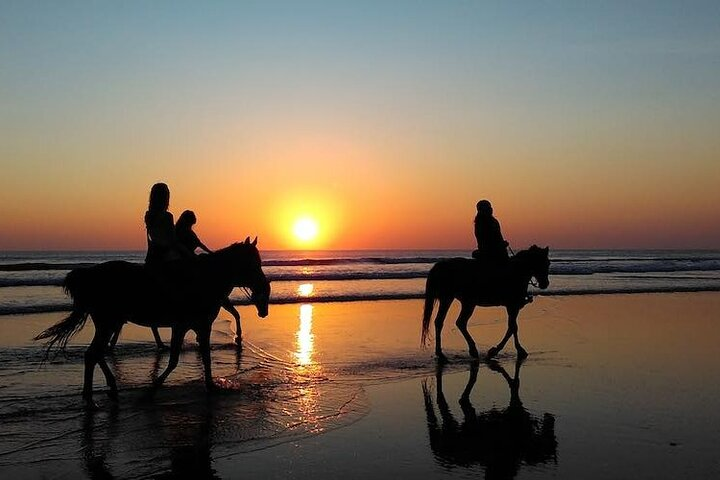 Horseback Riding in the sunset of Famara Beach, Lanzarote, Spain - Photo 1 of 8