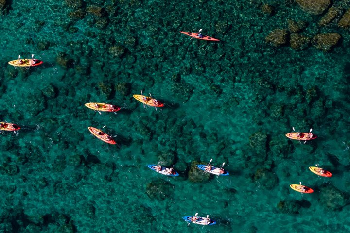 Kayak & Snorkeling in crystal waters, sea caves, Ibiza, Spain - Photo 1 of 18
