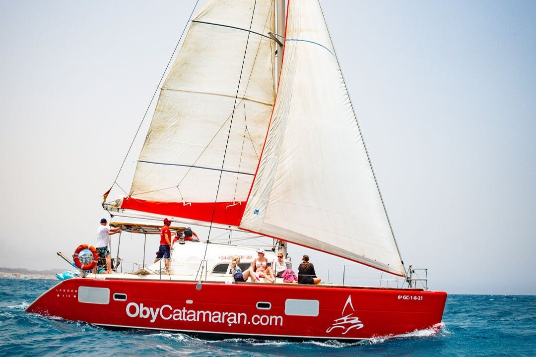 Lobos Island: Catamaran Cruise + Lunch & Drinks - Photo 1 of 7
