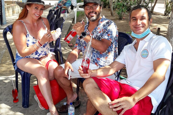 Shrimp cocktail tasting on food tours.