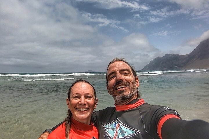 Longboard Private Surf Lessons in Caleta de Famara Spain - Photo 1 of 11
