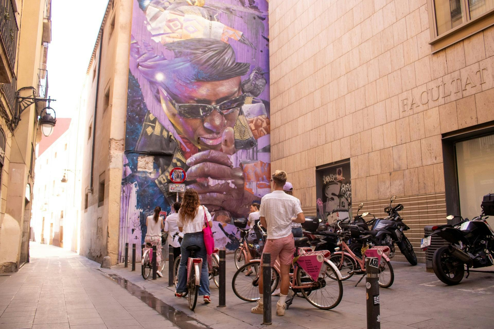 Barcelona: Guided Street Art Bike Tour - Photo 1 of 9