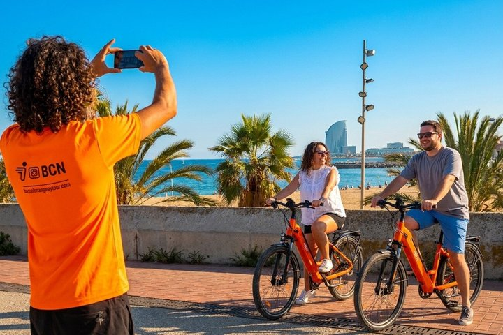 Barcelona Coast Bike or E-Bike Tour with Extra 1-Hour Rental - Photo 1 of 8
