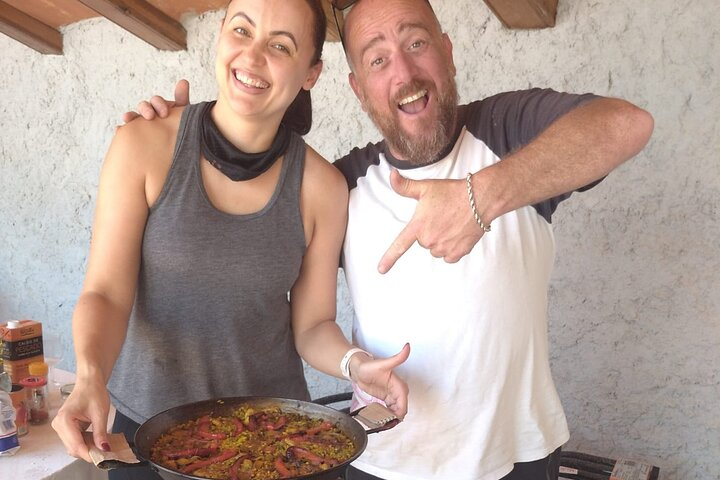 Paella Class, Winery & Bike Ride - Free Hotel Pickup from Sitges - Photo 1 of 10