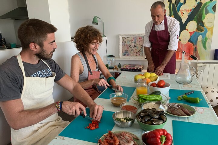Rooftop Paella Seafood Cooking Class Experience in Barcelona - Photo 1 of 15