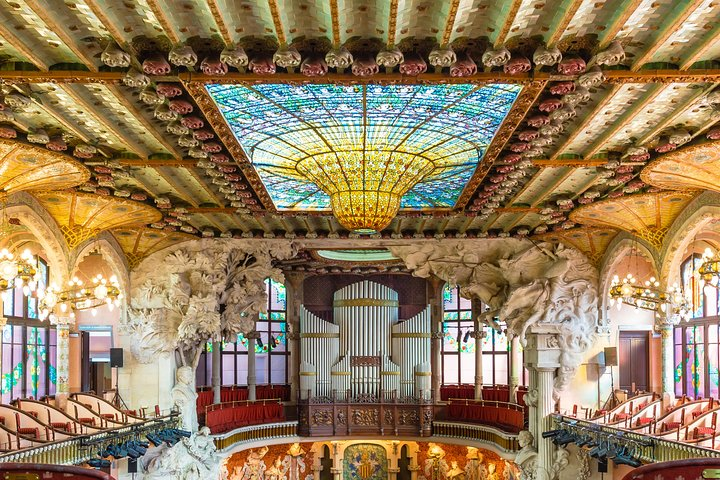 Step into Palau de la Música Catalana where striking architecture and music history intertwine. Explore its stunning interiors and imagine the echoes of performances past in every corner.