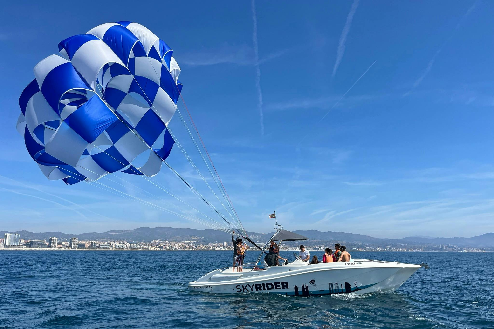 Barcelona: Parasailing Experience - Photo 1 of 8