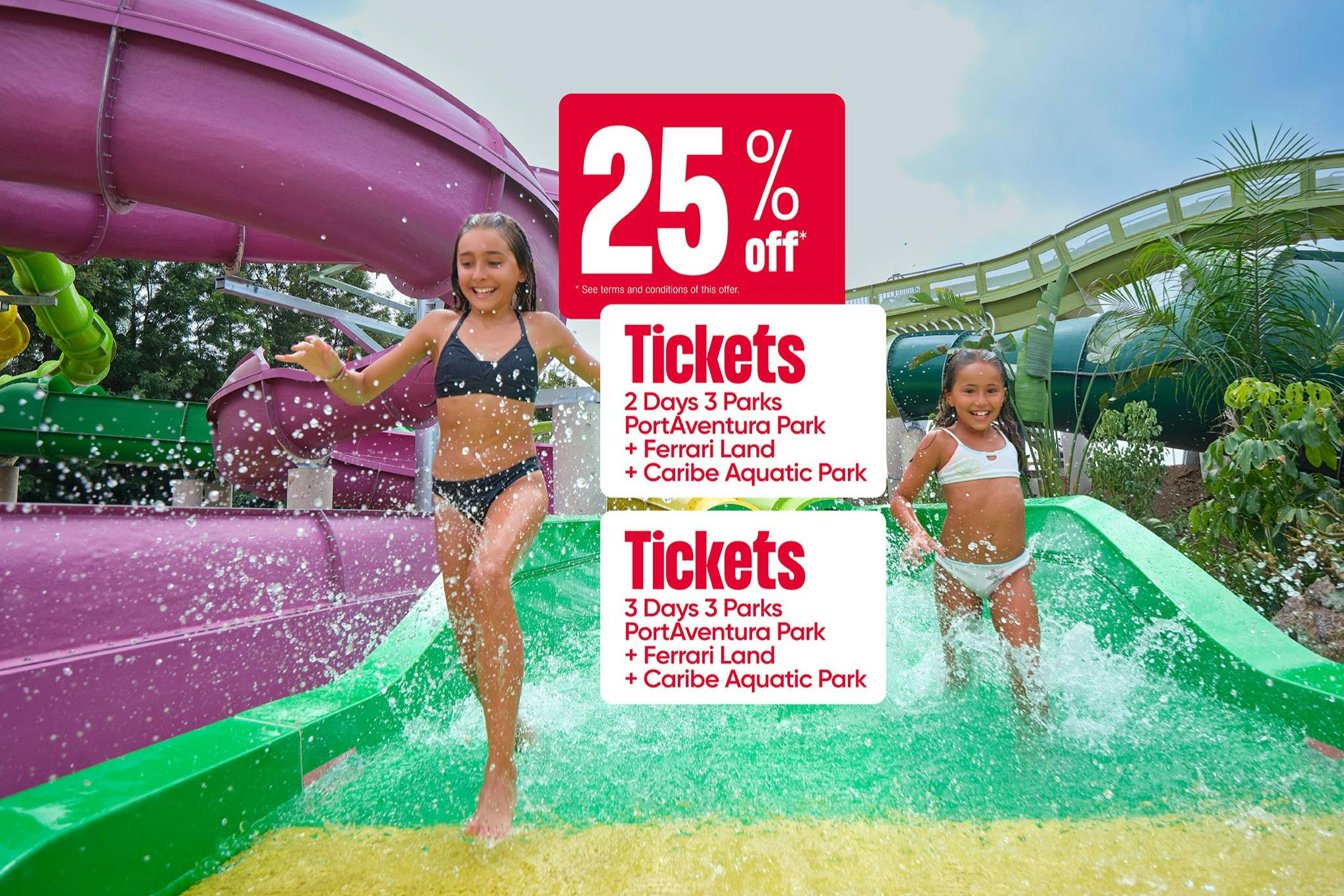 PortAventura Park, Ferrari Land & Caribe Aquatic Park: Entry Ticket - Photo 1 of 8