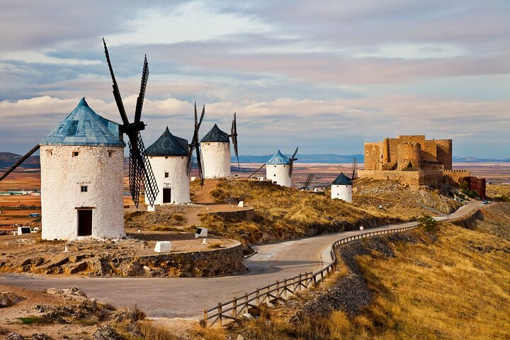 Explore the historic charm of Toledo and the iconic windmills of Don Quixote. Discover ancient landscapes and rich culture perfect for those seeking a personalized adventure in Spain.