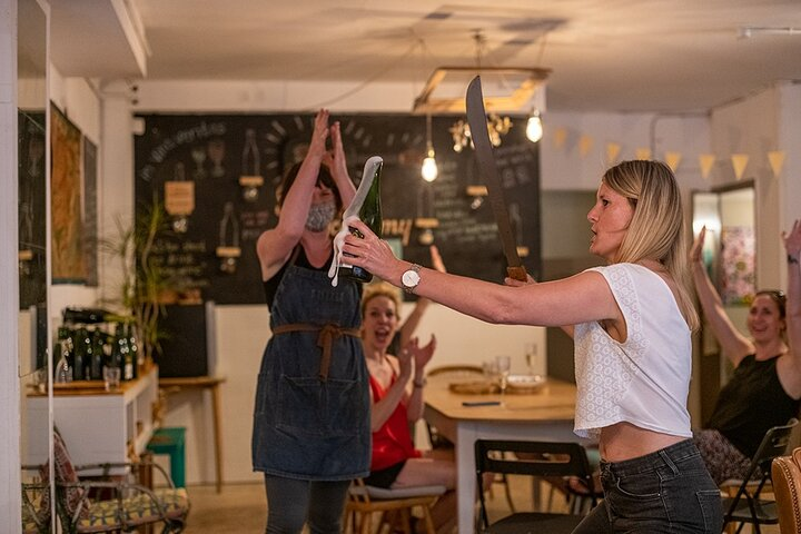 Sabre the Moment: Cava Sabrage Class in Barcelona - Photo 1 of 15
