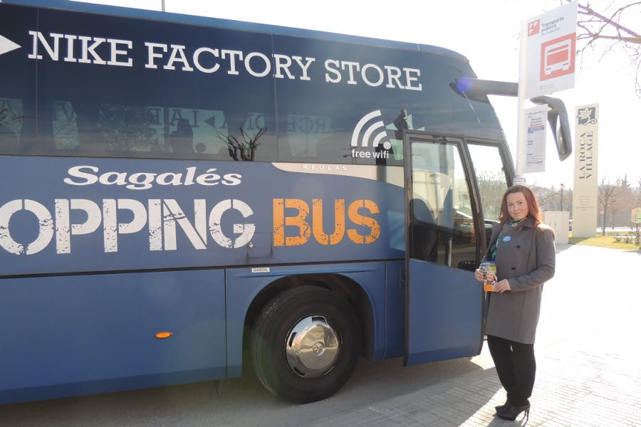 Bus La Roca Village Asics Sagalés Shopping Bus To La Roca Village