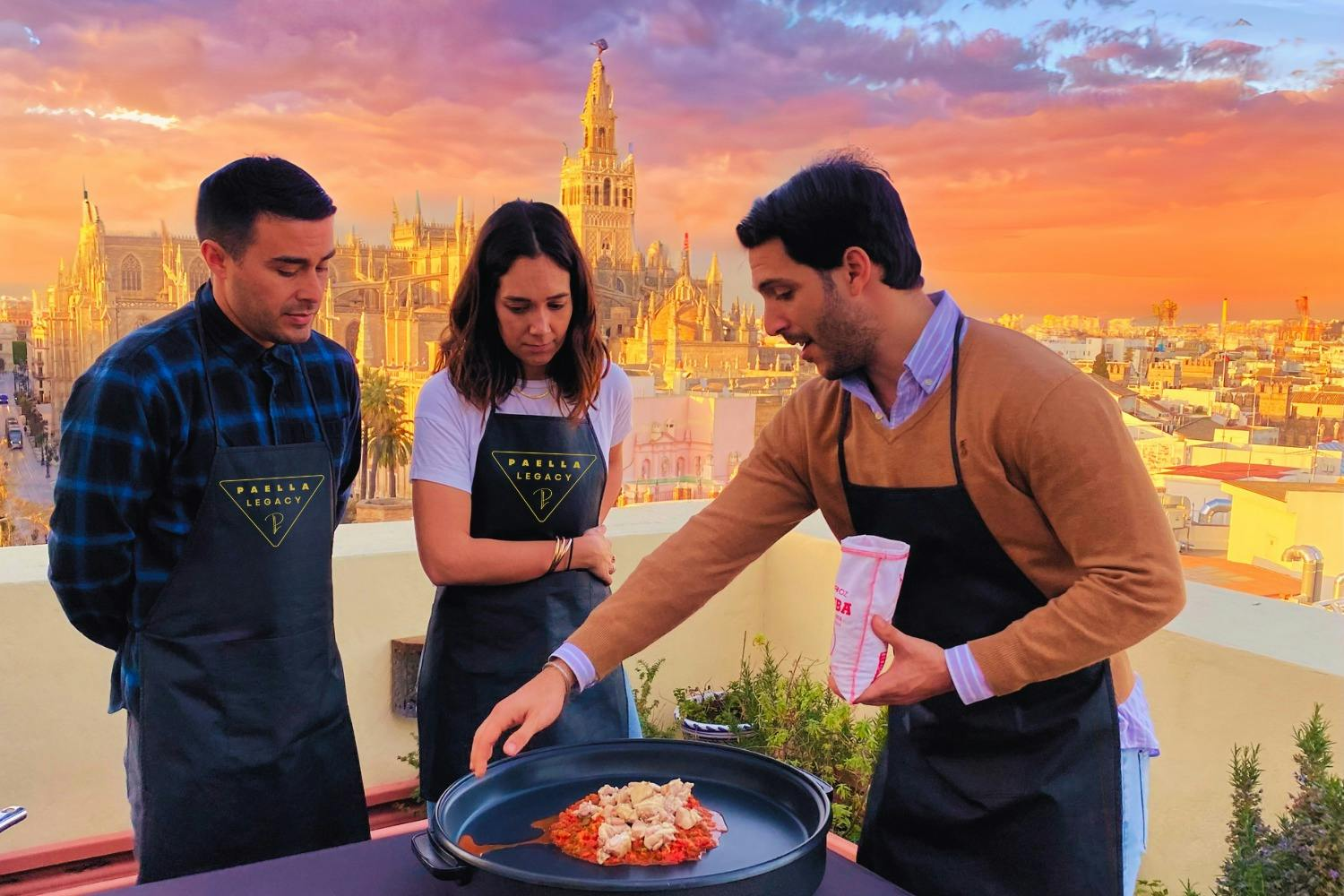 Sevilla: Paella Cooking Class & Panoramic Highlights Rooftop Tour - Photo 1 of 6