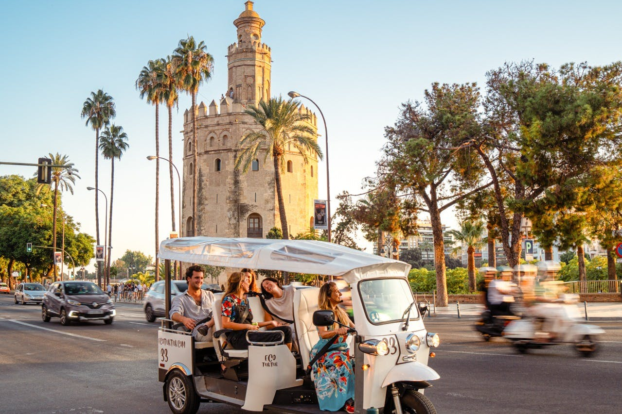 Seville: 1-Hour Tour by Private Electric Tuk Tuk - Photo 1 of 6