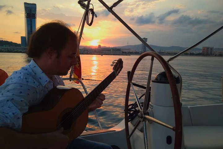 Spanish Guitar at The Sunset