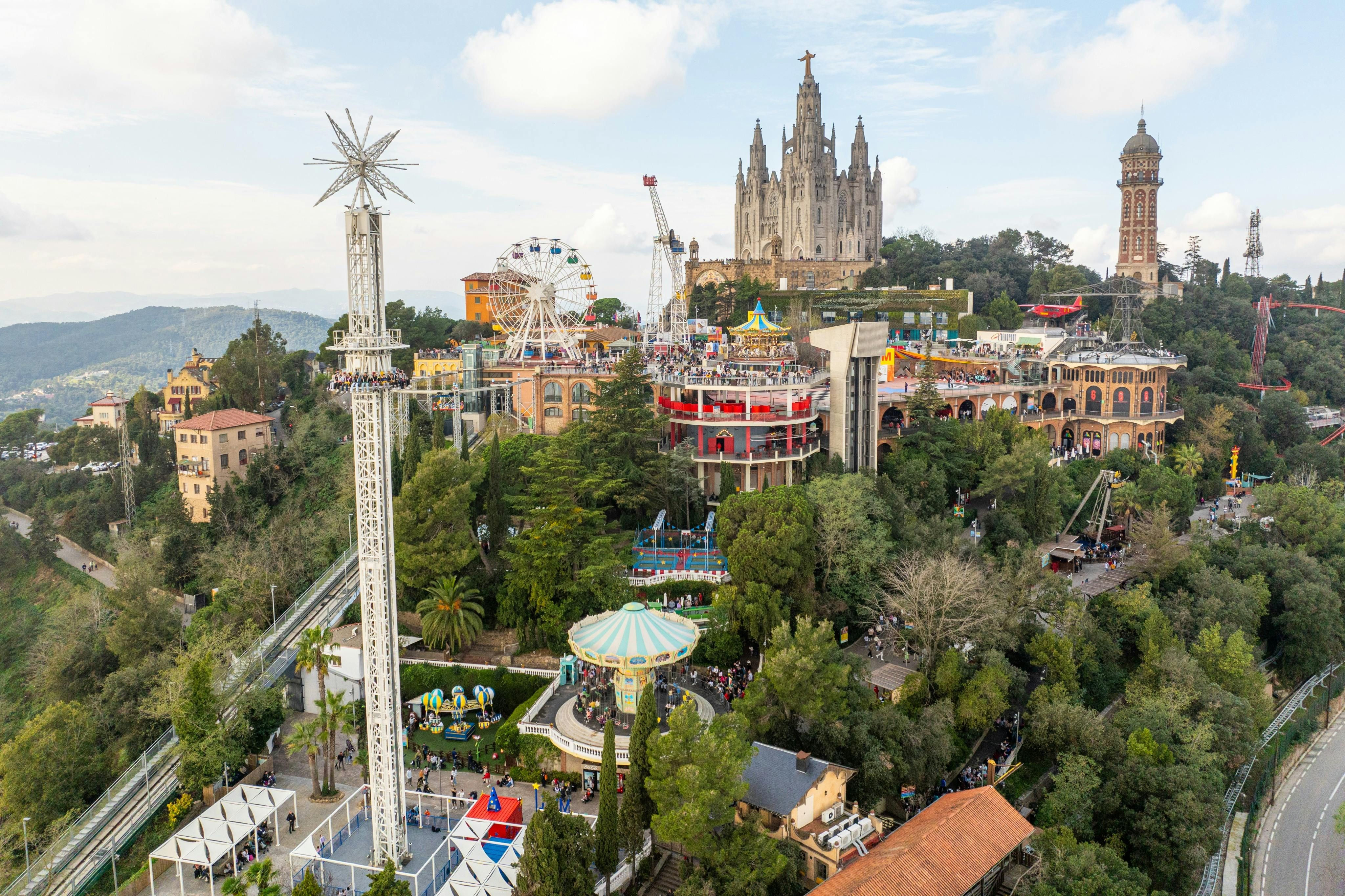 Tibidabo Amusement Park: Entry Ticket - Photo 1 of 25