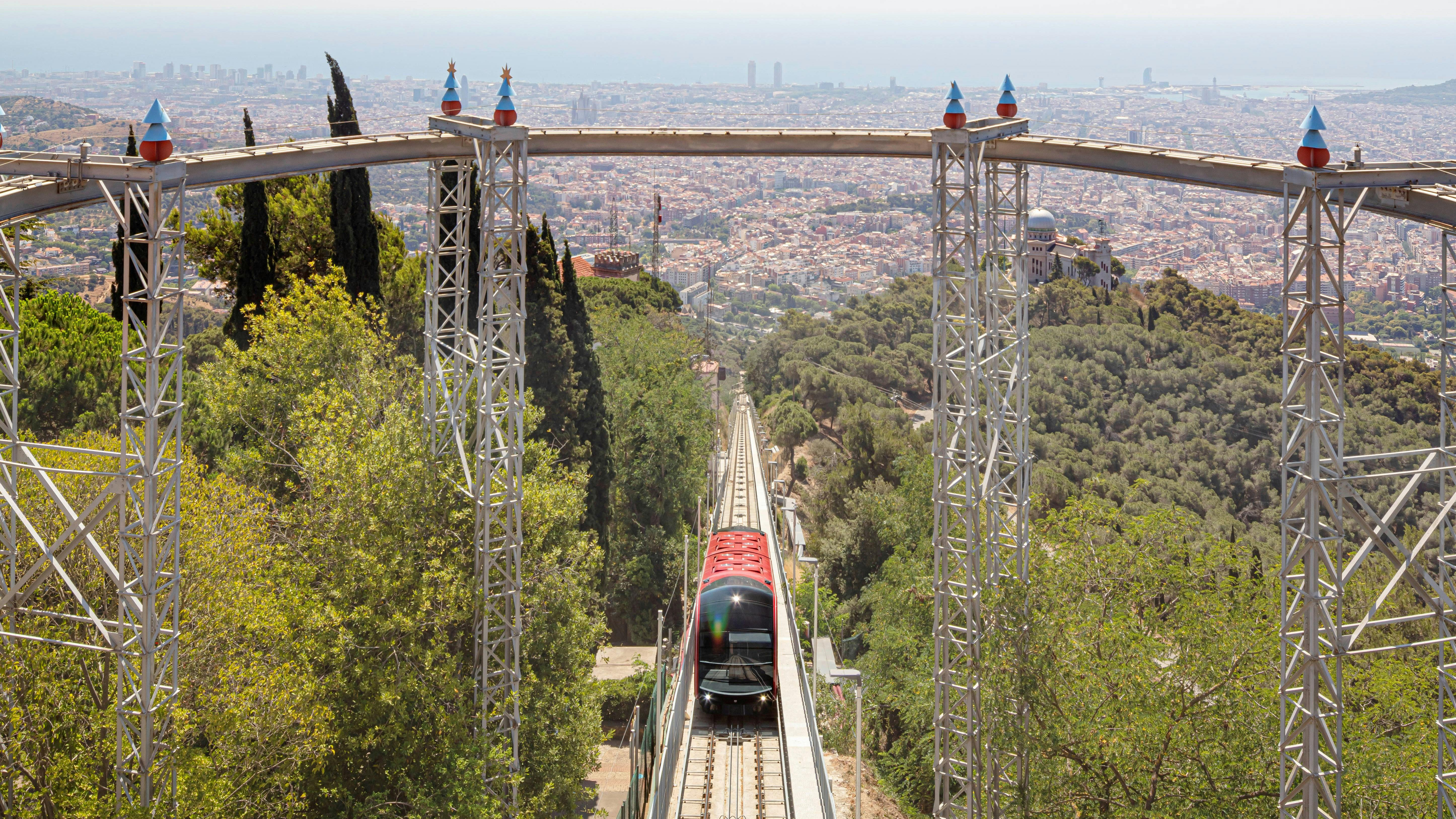 Tibidabo Funicular: Cuca de Llum Roundtrip Ride - Photo 1 of 4