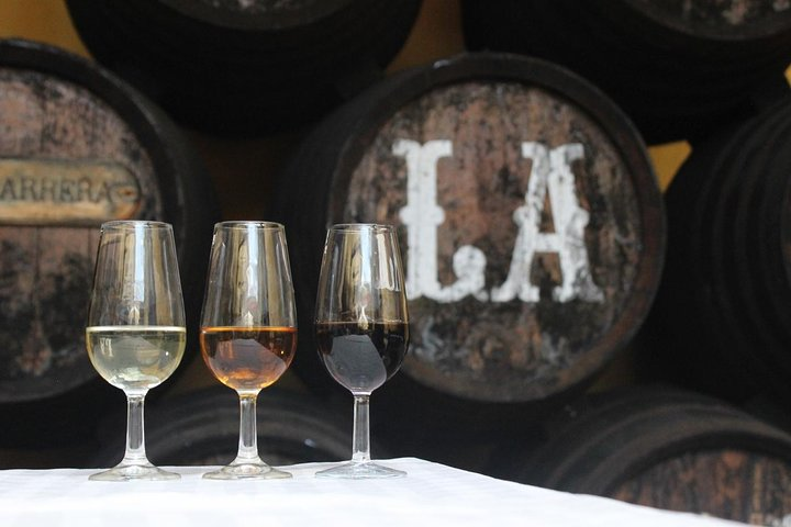 Three famous regional sherries at the winery