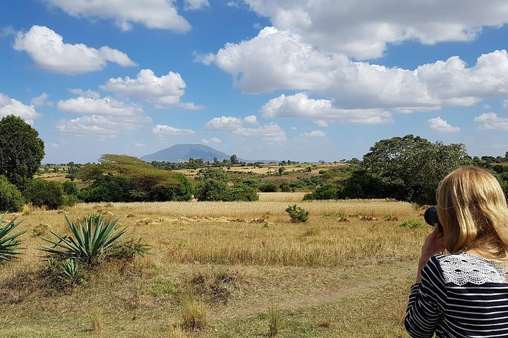 Volcanic mountain of Ziqualla near Addis Ababa 