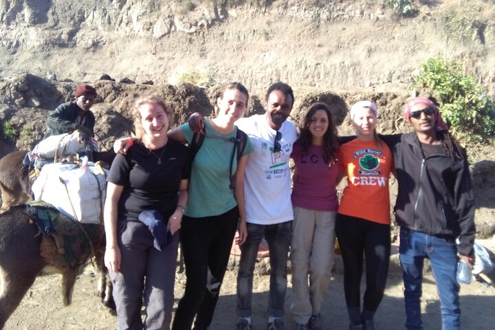 With our customers starting the tour!