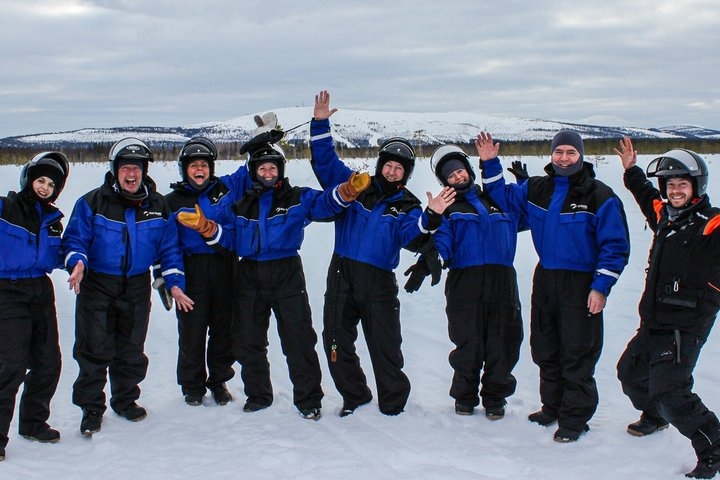 3 Hour Snowmobile Safari Around Levi with Coffee Break - Photo 1 of 9