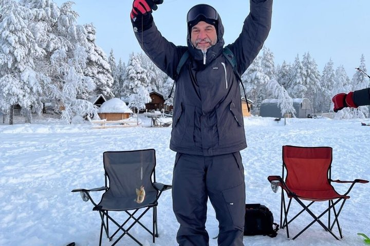 Ice Fishing Adventure in Levi with Salmon Soup - Photo 1 of 20