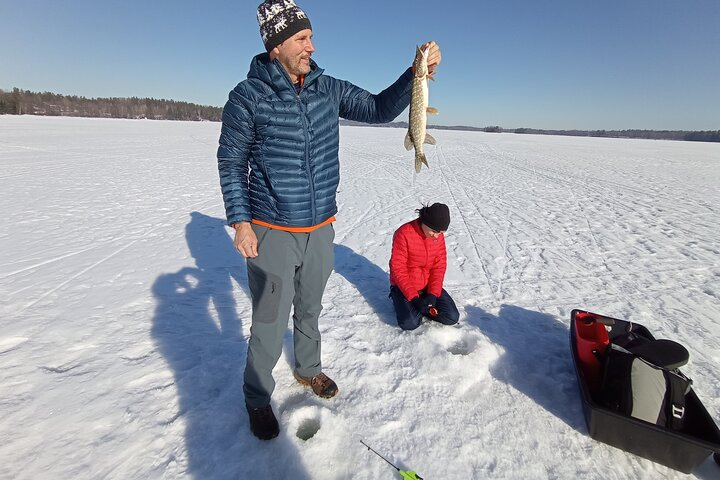 Ice fishing experience with Backpacker Helsinki Tour - Photo 1 of 18