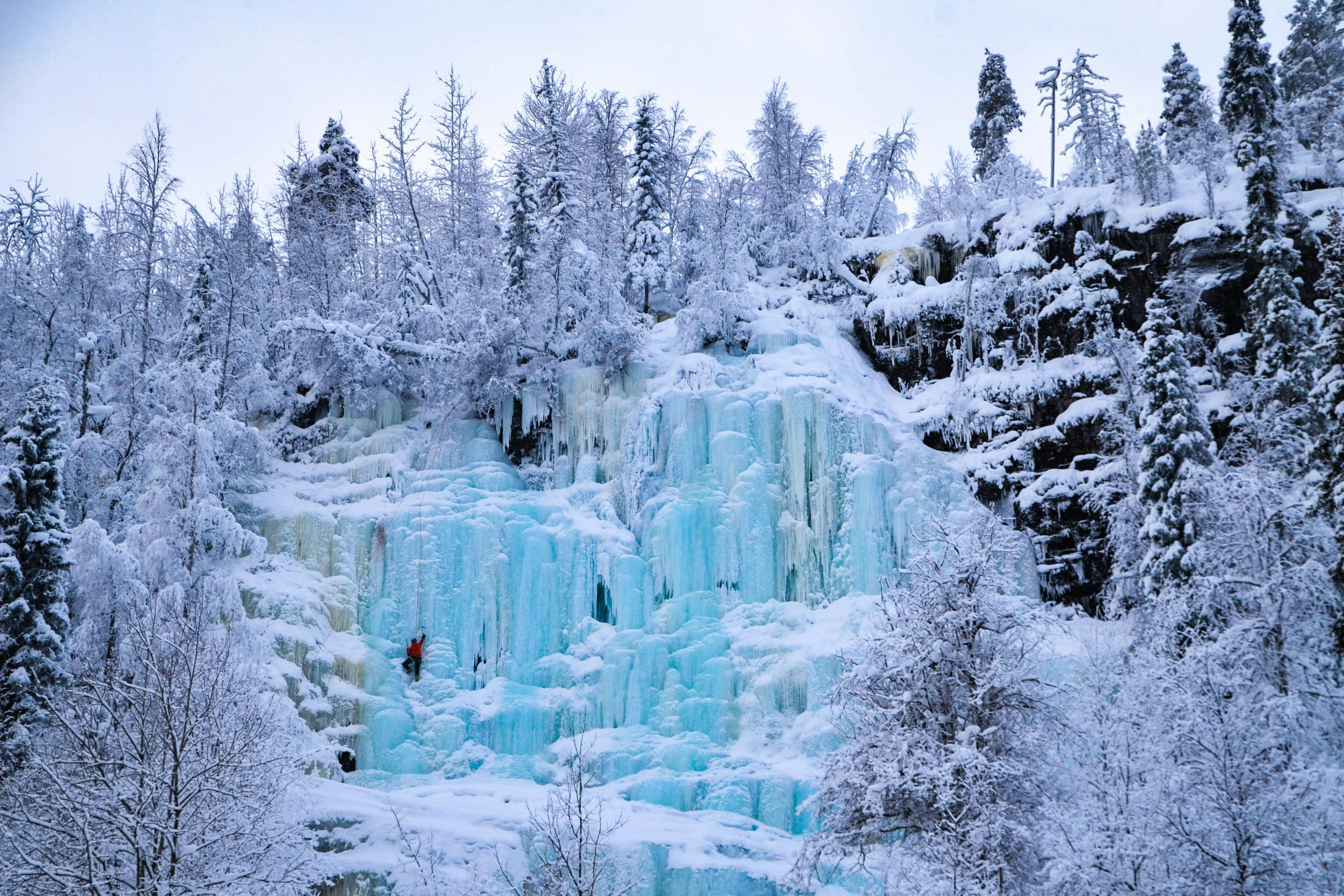 Korouoma Canyon: Frozen Waterfalls Tour From Rovaniemi - Photo 1 of 8