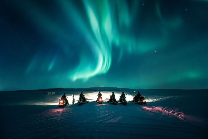 3-h Northern Light Safari by Snowmobiles From Levi - Photo 1 of 9